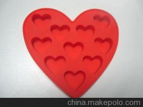 果凍色心形冰格 創意冰模的零售新趨勢