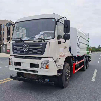國(guó)六東風(fēng)天錦20方后雙橋抑塵灑水車 百米霧炮，守護(hù)藍(lán)天白云